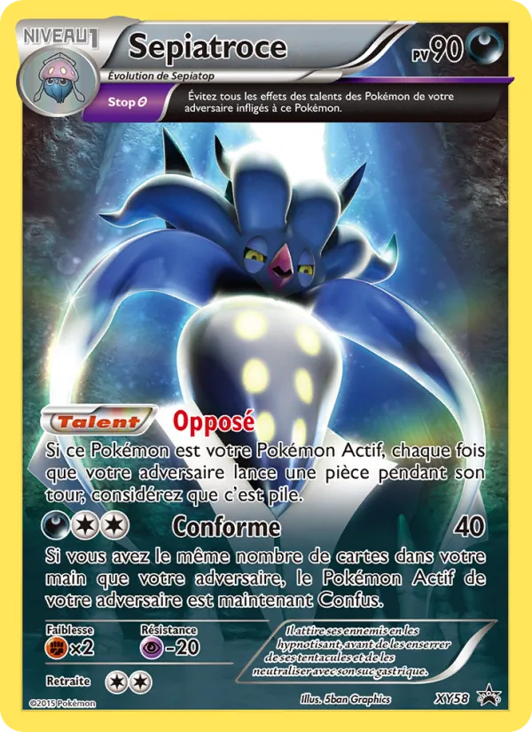 Sepiatroce XY58 — Promo XY