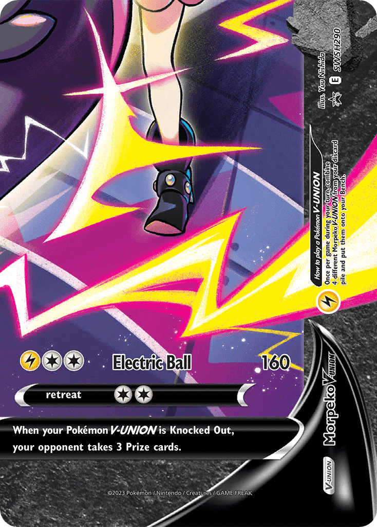 Morpeko V-Union (SWSH287-290) (Set of 4) SWSH290 — SWSH Black Star Promos