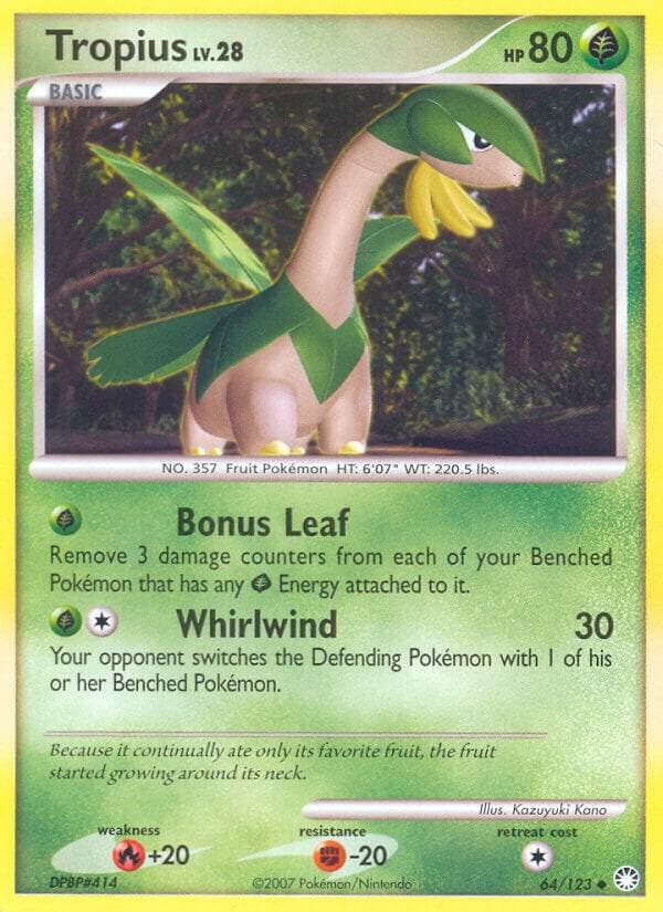 Tropius 64 — Trésors Mystérieux