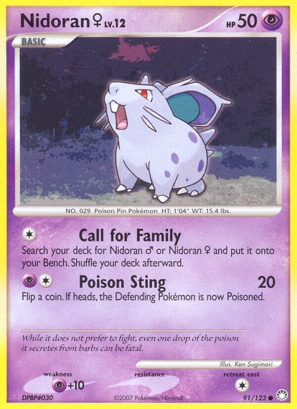 Nidoran♀ 91 — Trésors Mystérieux