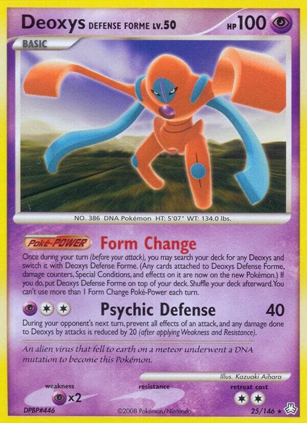 Deoxys Forme Défense 25 — Éveil des Légendes