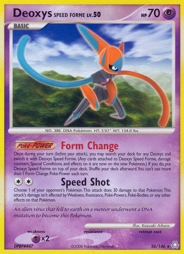 Deoxys Forme Vitesse 26 — Éveil des Légendes