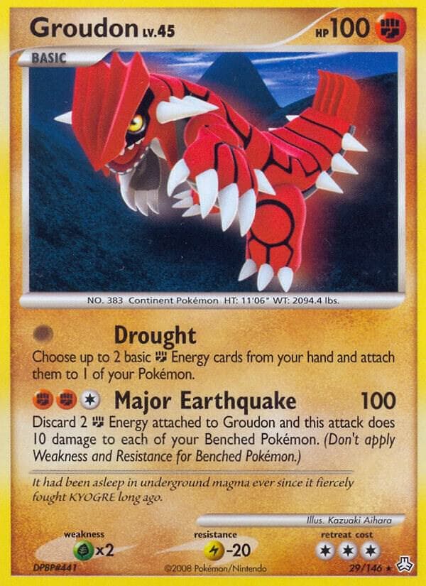 Groudon 29 — Éveil des Légendes