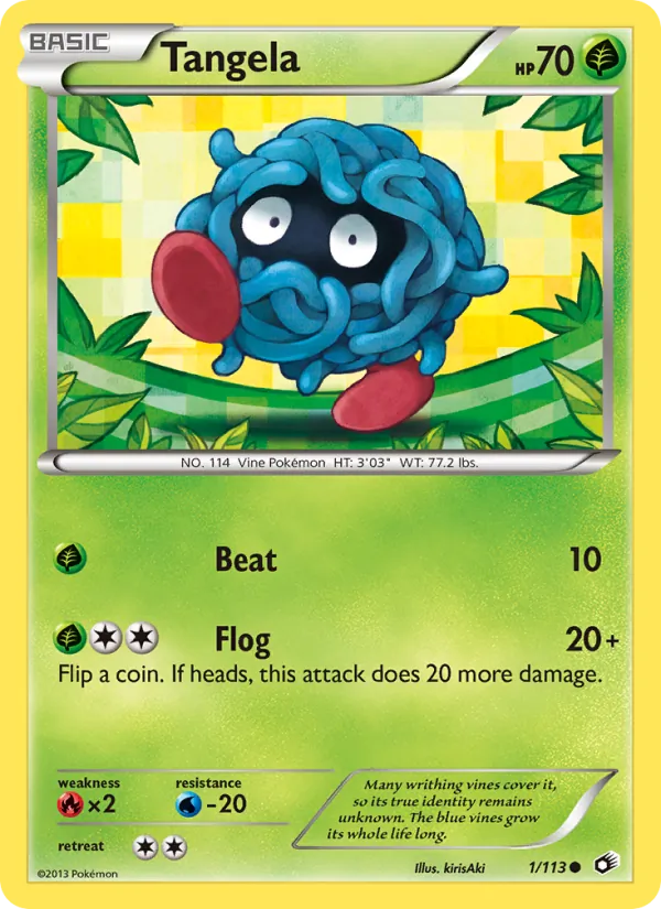 Tangela 1 — Trésors Légendaires