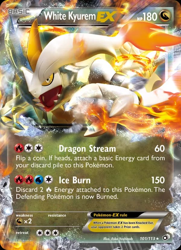 White Kyurem-EX 101 — Trésors Légendaires