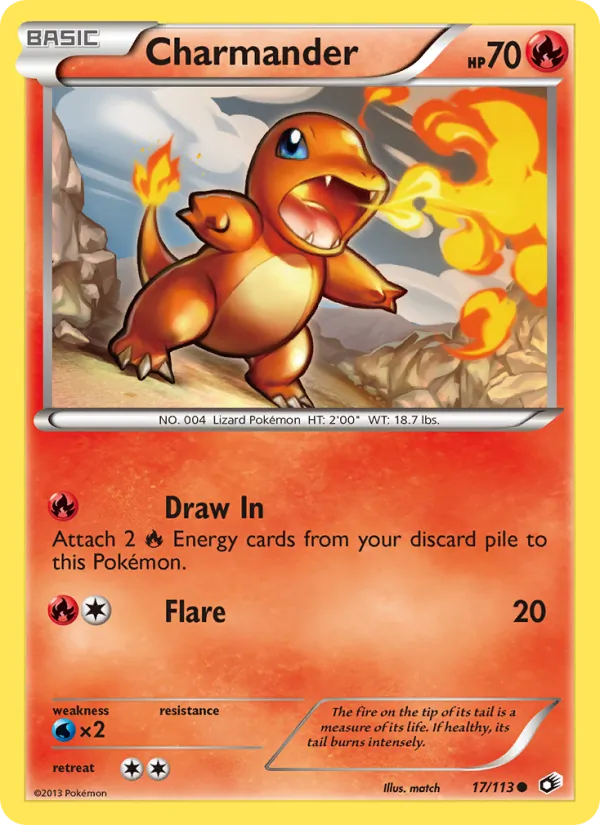 Charmander 17 — Trésors Légendaires