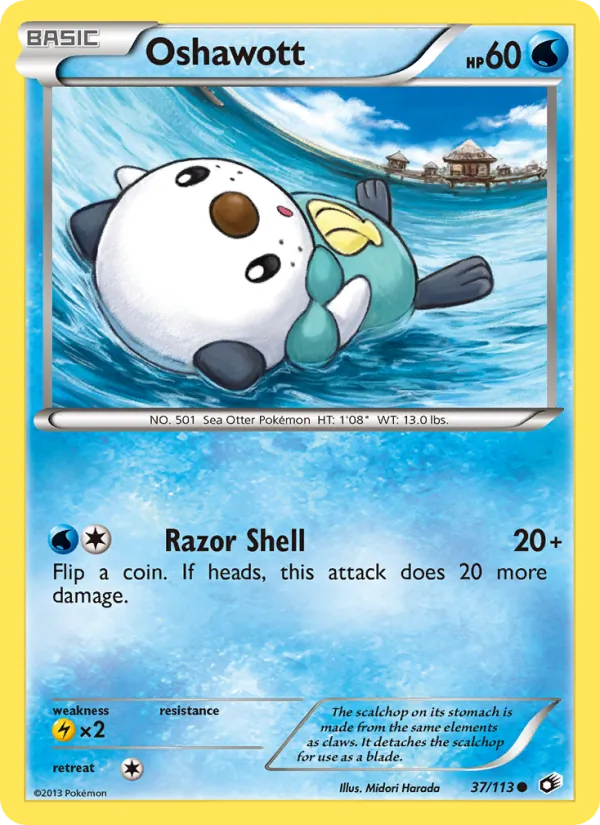 Oshawott 37 — Trésors Légendaires
