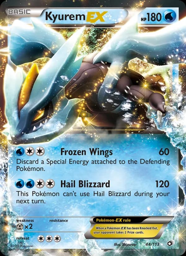 Kyurem-EX 44 — Trésors Légendaires