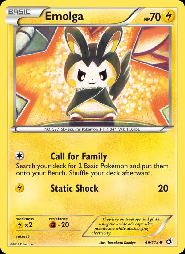 Emolga 49 — Trésors Légendaires