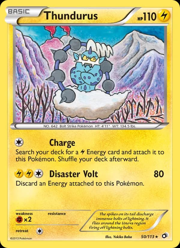 Thundurus 50 — Trésors Légendaires