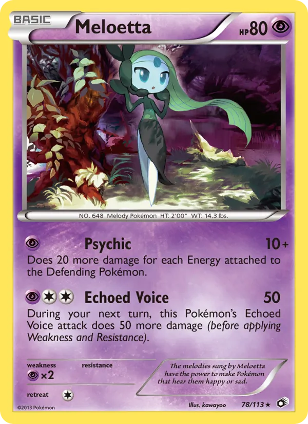 Meloetta 78 — Trésors Légendaires