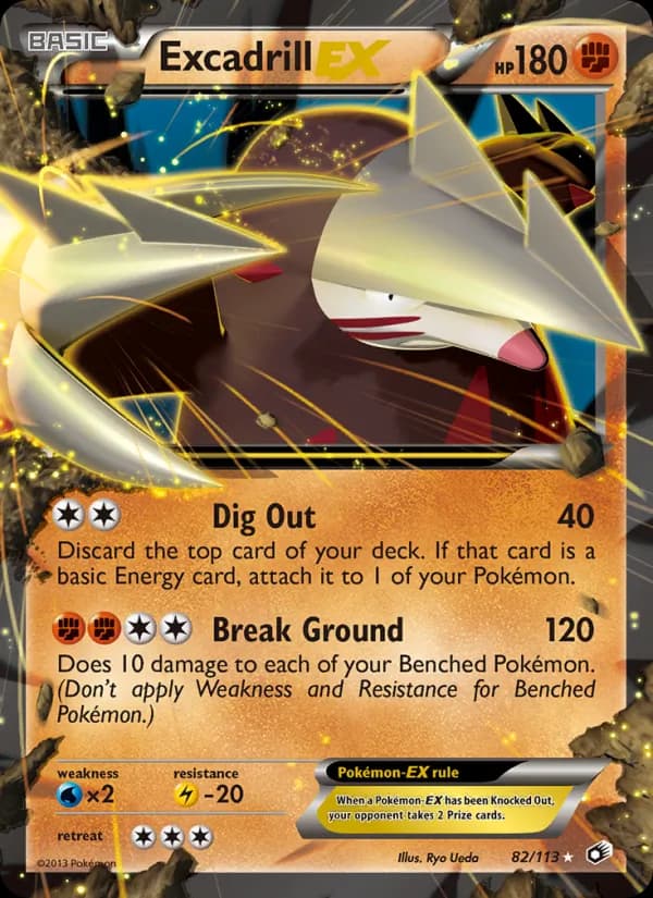 Excadrill-EX 82 — Trésors Légendaires