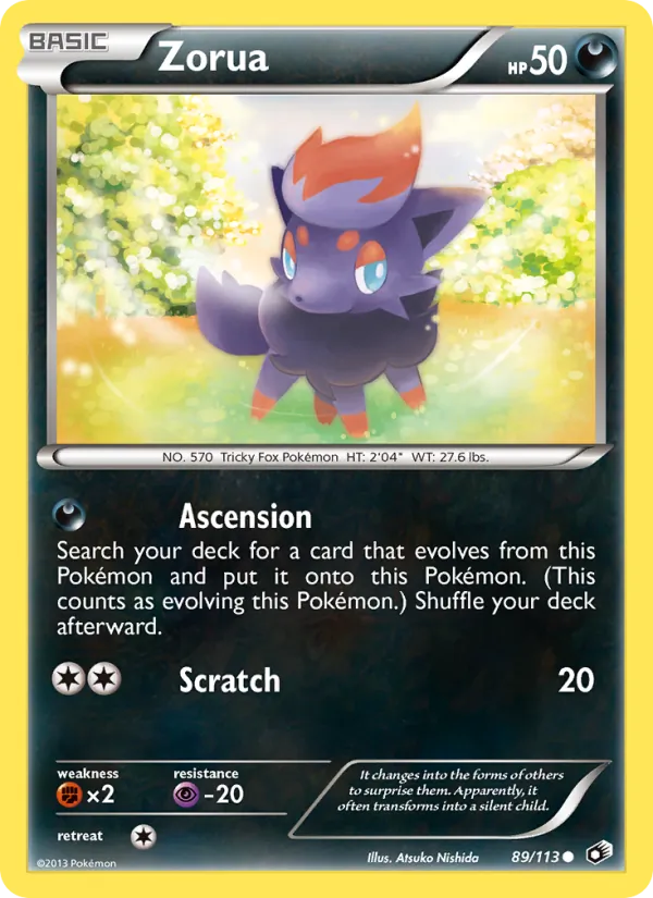 Zorua 89 — Trésors Légendaires