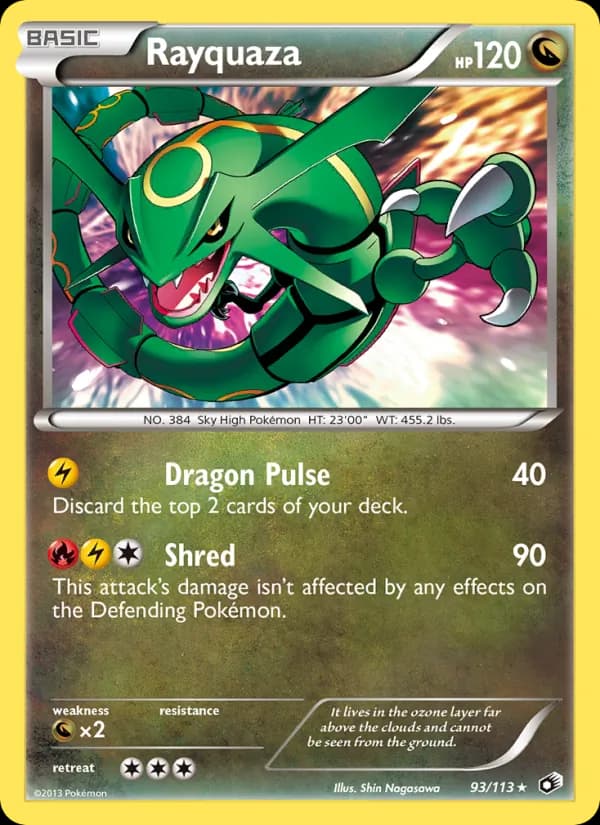 Rayquaza 93 — Trésors Légendaires