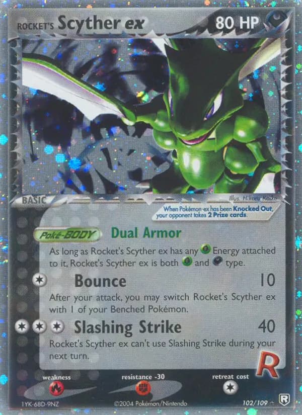 Rocket's Scyther ex 102 — Team Rocket Returns (ENG)