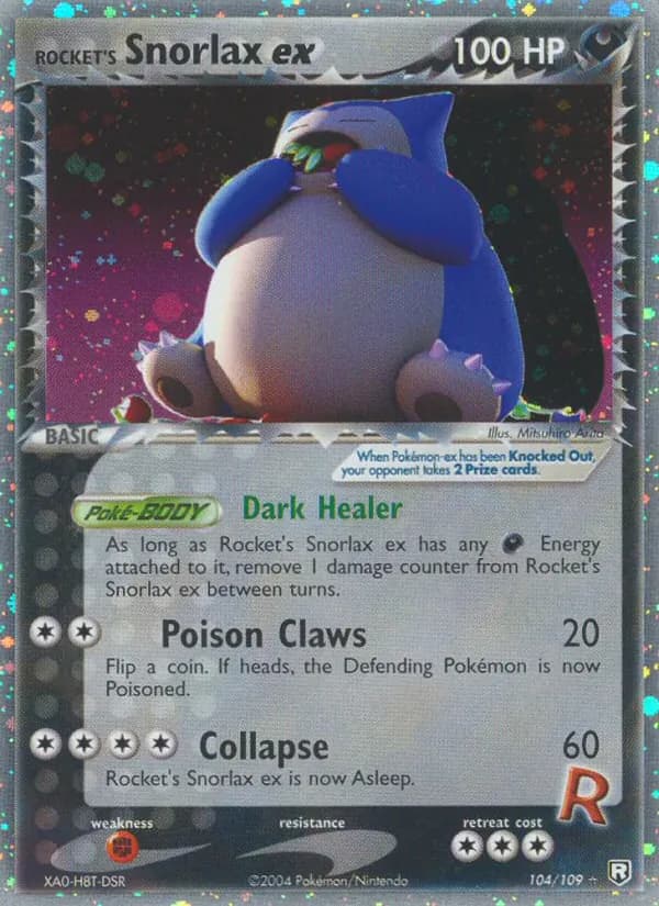 Rocket's Snorlax ex 104 — Team Rocket Returns (ENG)