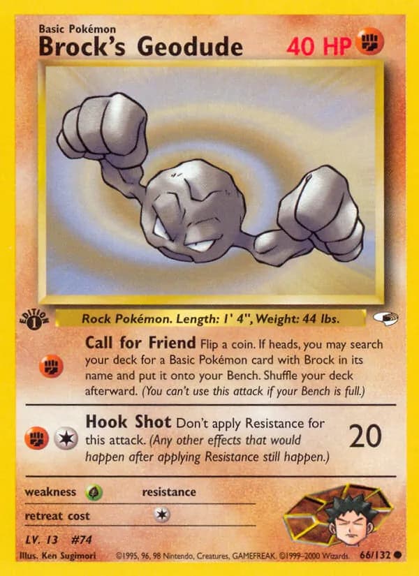 Brock's Geodude 66 — Gym Heroes
