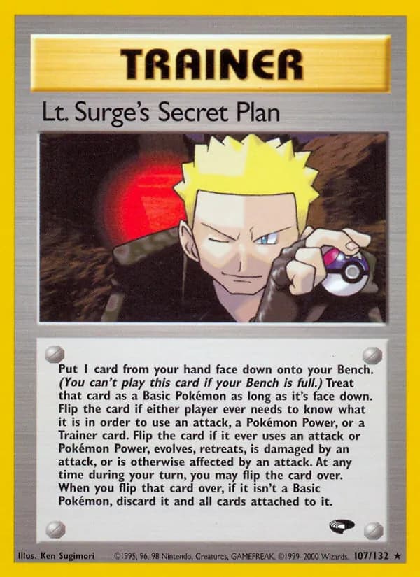 Lt. Surge's Secret Plan 107 — Gym Challenge