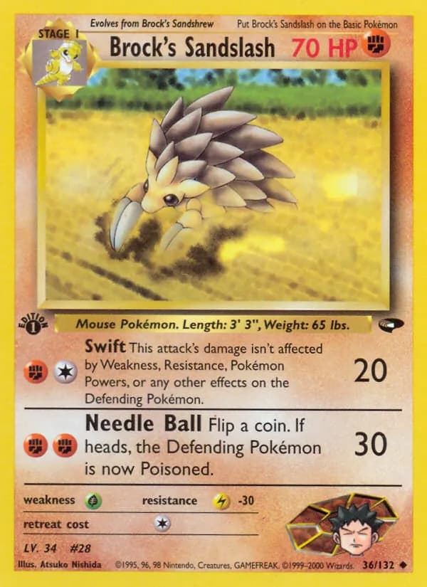 Brock's Sandslash 36 — Gym Challenge