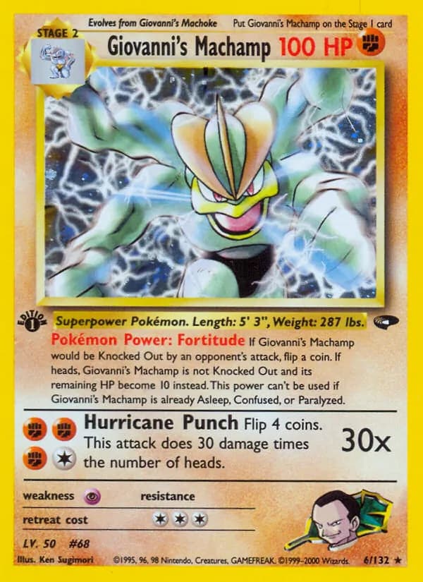 Giovanni's Machamp 6 — Gym Challenge
