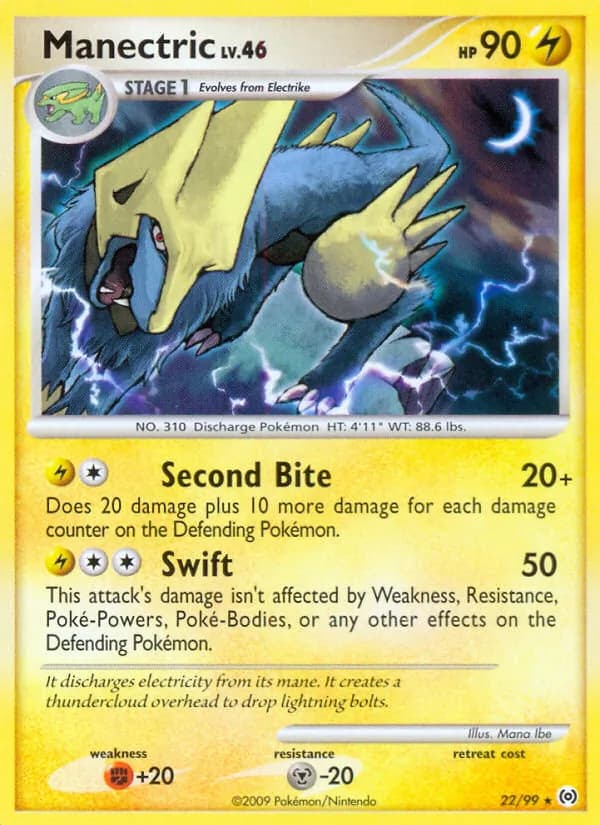 Manectric 22 — Platine Arceus