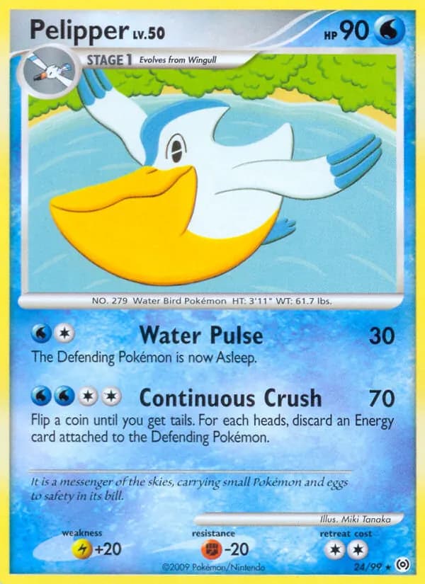 Pelipper 24 — Platine Arceus