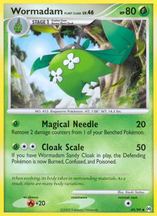 Wormadam Plant Cloak 49 — Platine Arceus