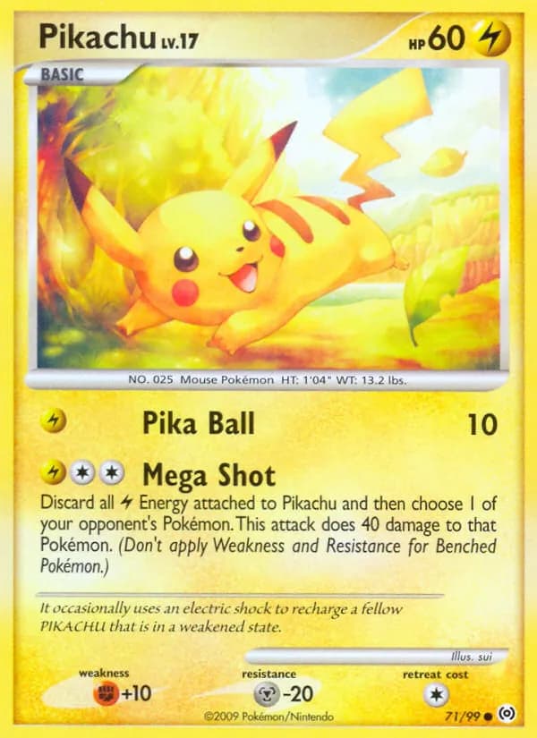 Pikachu 71 — Platine Arceus