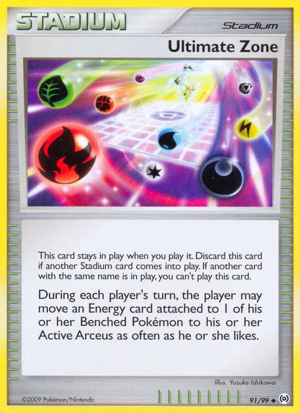 Ultimate Zone 91 — Platine Arceus