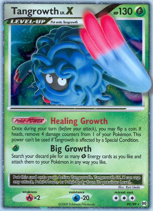 Tangrowth LV. X 99 — Platine Arceus