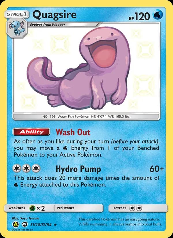 Quagsire SV10 — Hidden Fates - Shiny Vault