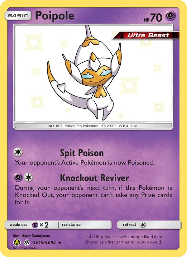 Poipole SV19 — Hidden Fates - Shiny Vault
