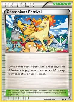 Festival des Champions XY91 — Promo XY