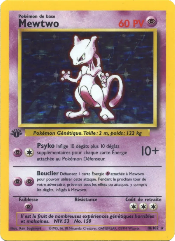 Mewtwo 10 — Set de Base