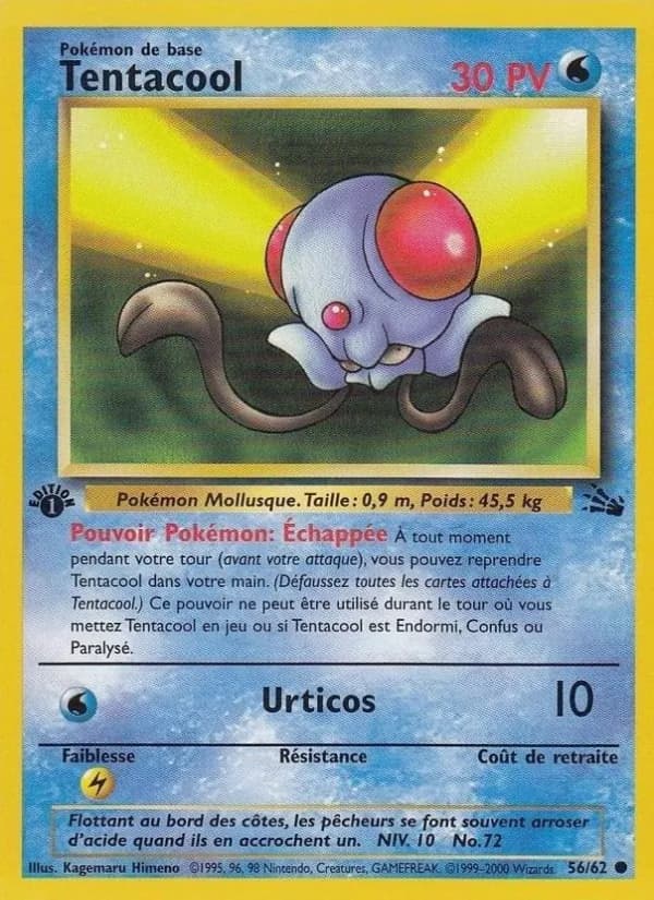 Tentacool 56 — Fossile