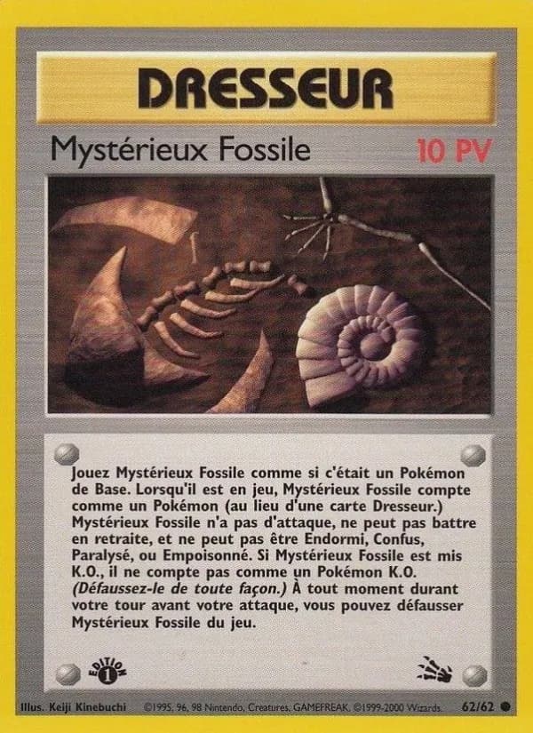 Mystérieux Fossile 62 — Fossile