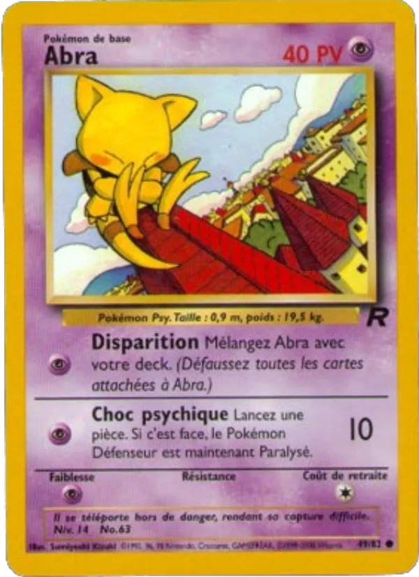 Abra 49 — Team Rocket