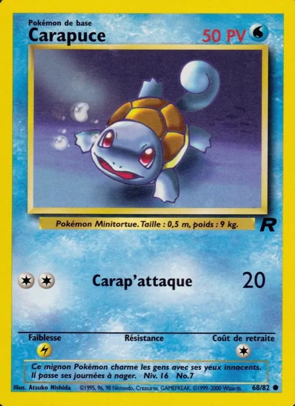 Carapuce 68 — Team Rocket