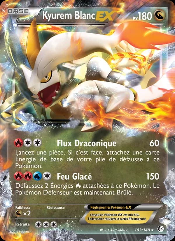 Kyurem Blanc EX 103 — Frontières Franchies