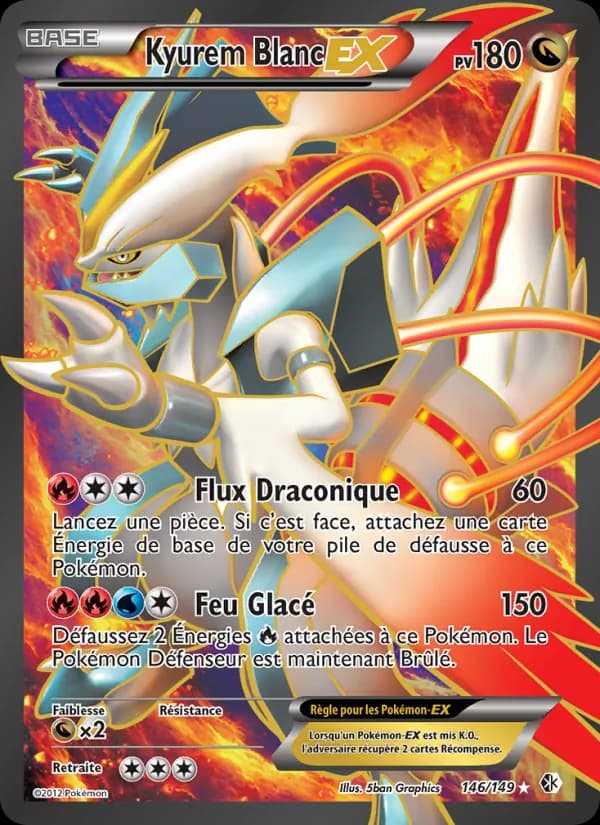 Kyurem Blanc EX 146 — Frontières Franchies
