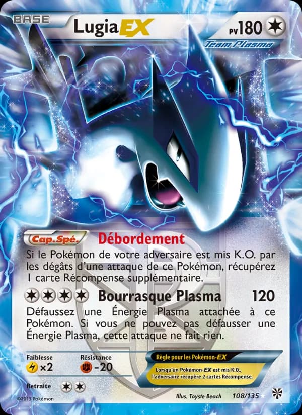 Lugia-EX 108 — Tempète Plasma