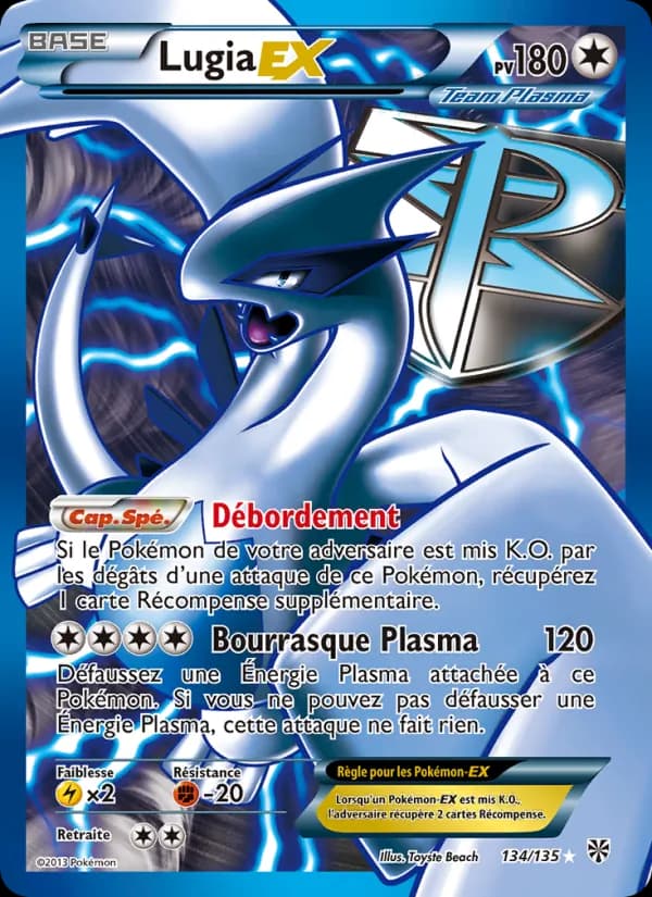 Lugia-EX 134 — Tempète Plasma