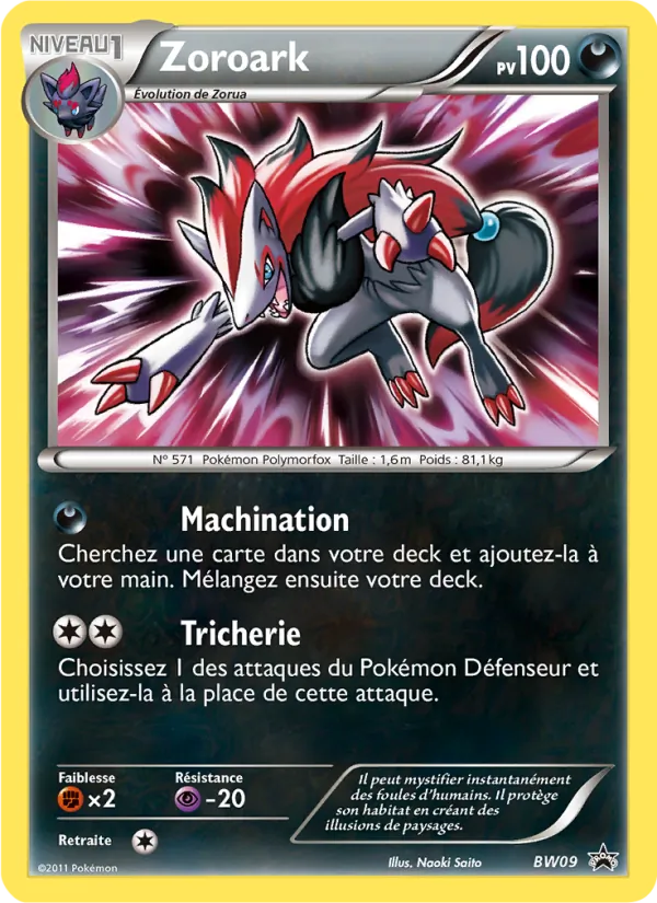 Zoroark BW09 — Promo BW