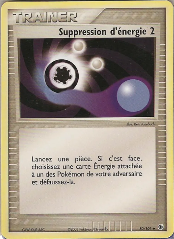 Suppression d'énergie 2 80 — EX Rubis & Saphir
