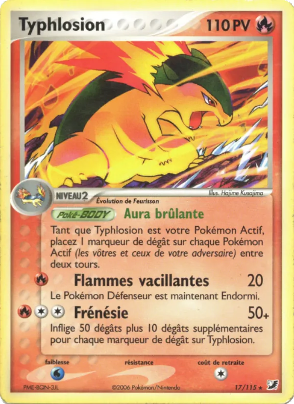 Typhlosion 17 — EX Forces Cachées
