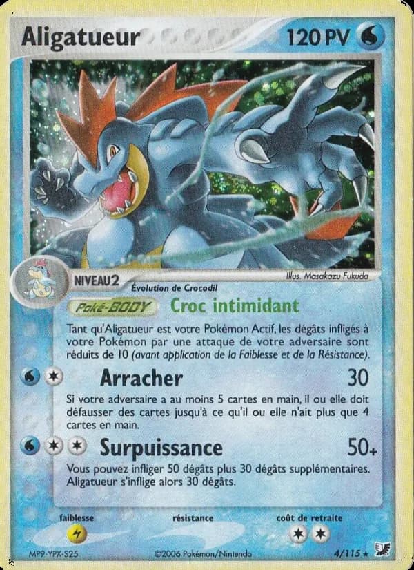Aligatueur 4 — EX Forces Cachées