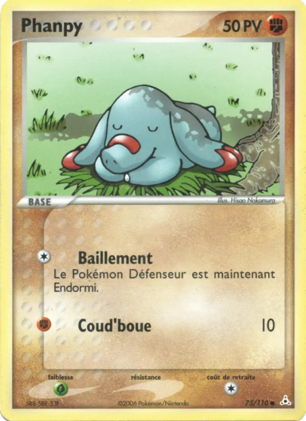 Phanpy 75 — EX Fantômes Holon