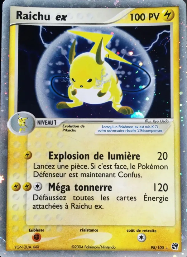 Raichu ex 98 — EX Tempête de sable