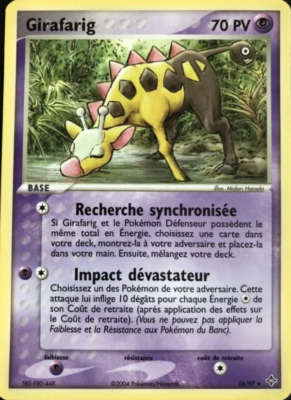 Girafarig 16 — EX Dragon