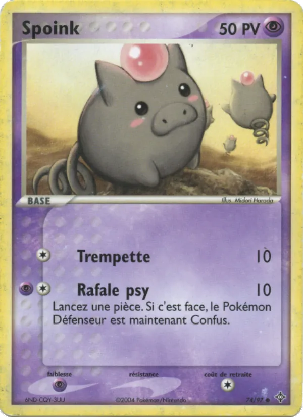 Spoink 74 — EX Dragon